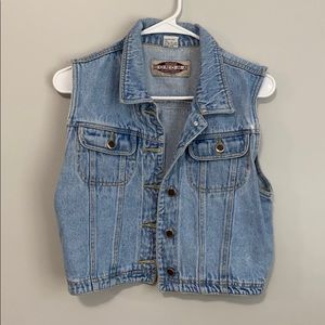 Cute Crop Jean vest